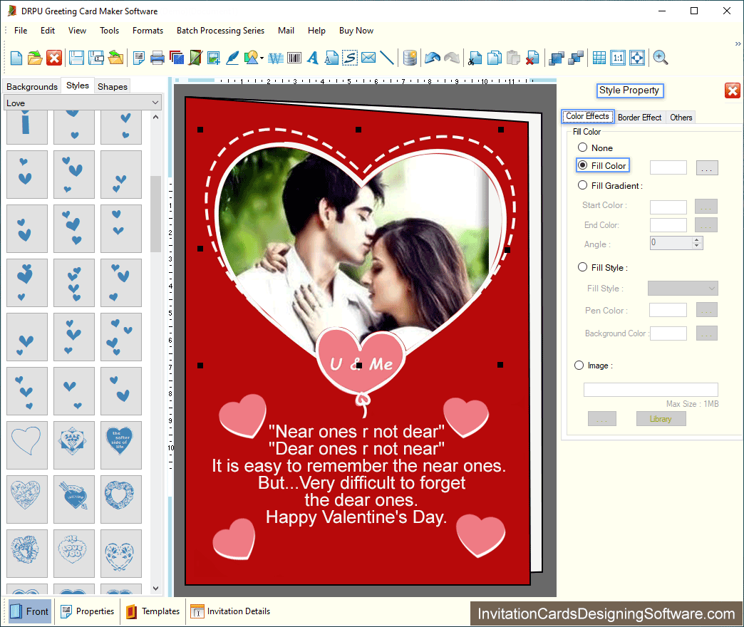 Greeting Cards Designing Software