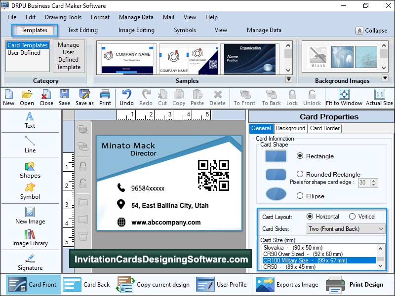 Business Card Designing Program 8.3.0.1 full