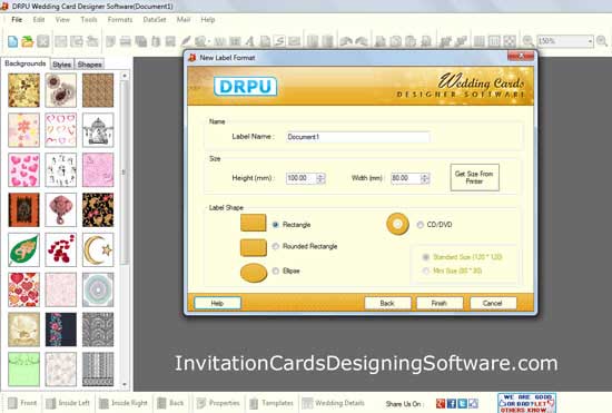 Windows 7 Wedding Invitation Cards Designing 8.3.0.1 full