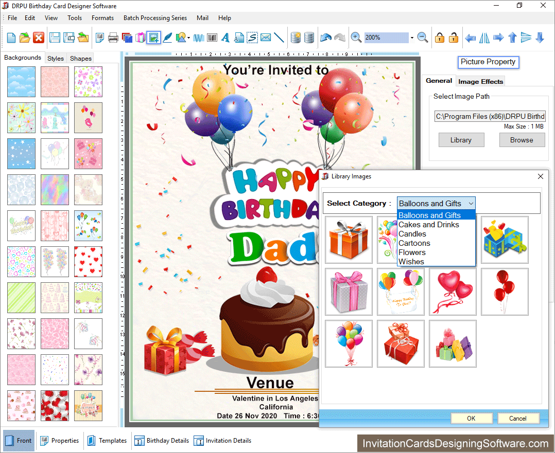 Birthday Cards Designing Picture Property