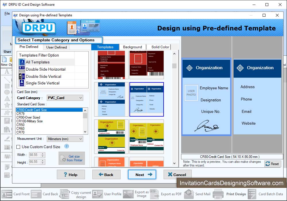 ID Cards Designing New Id Card Format