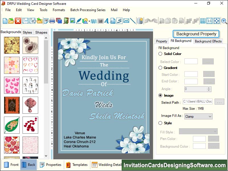 Wedding Invitation Cards Designing software
